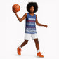 Pano De Terra Motifs Cabo Verde Basketball Jersey Flag Color