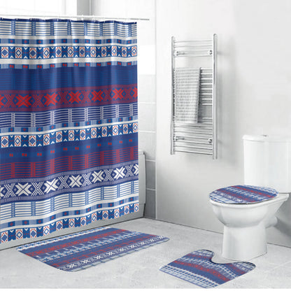 Pano De Terra Motifs Cabo Verde Bathroom Set Flag Color