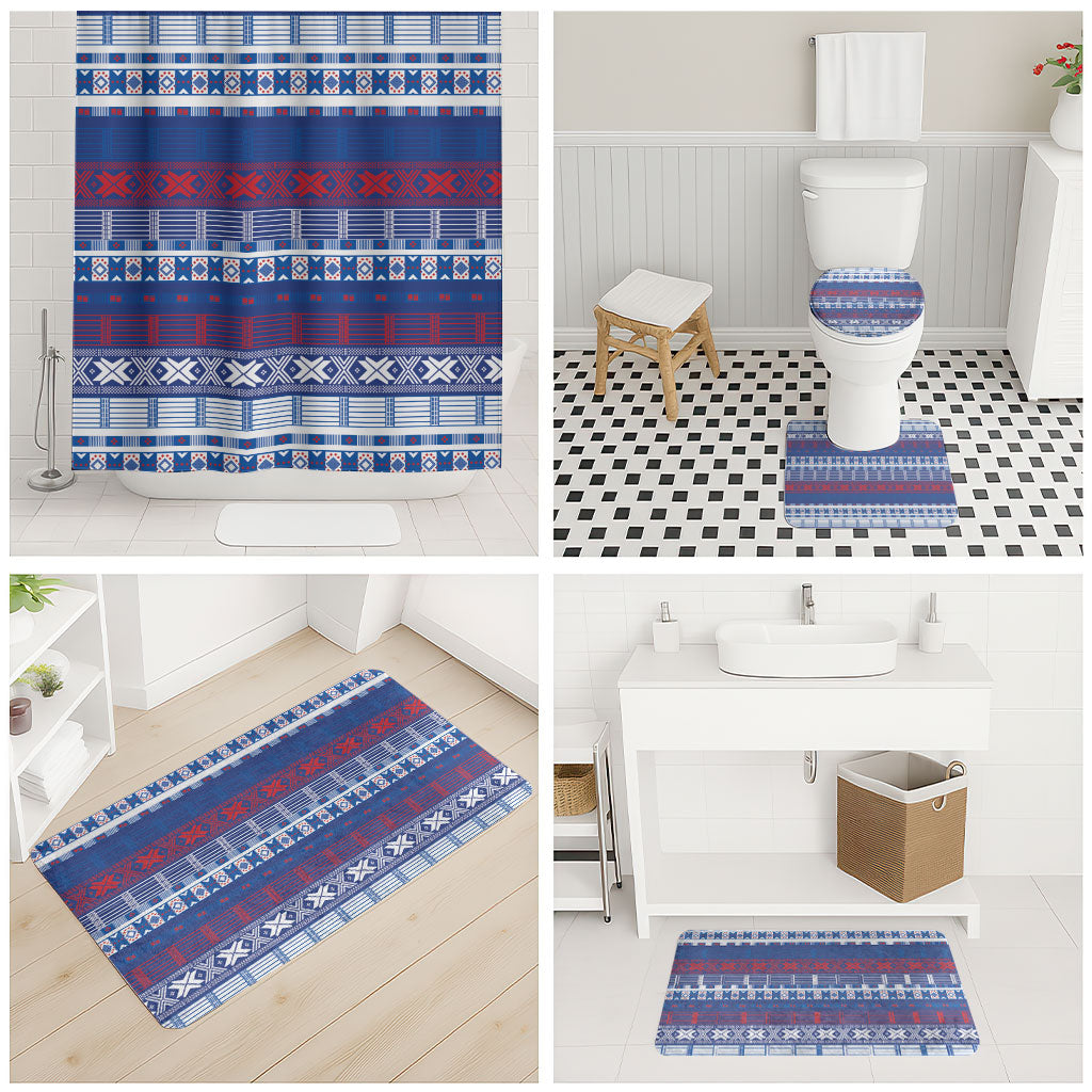 Pano De Terra Motifs Cabo Verde Bathroom Set Flag Color