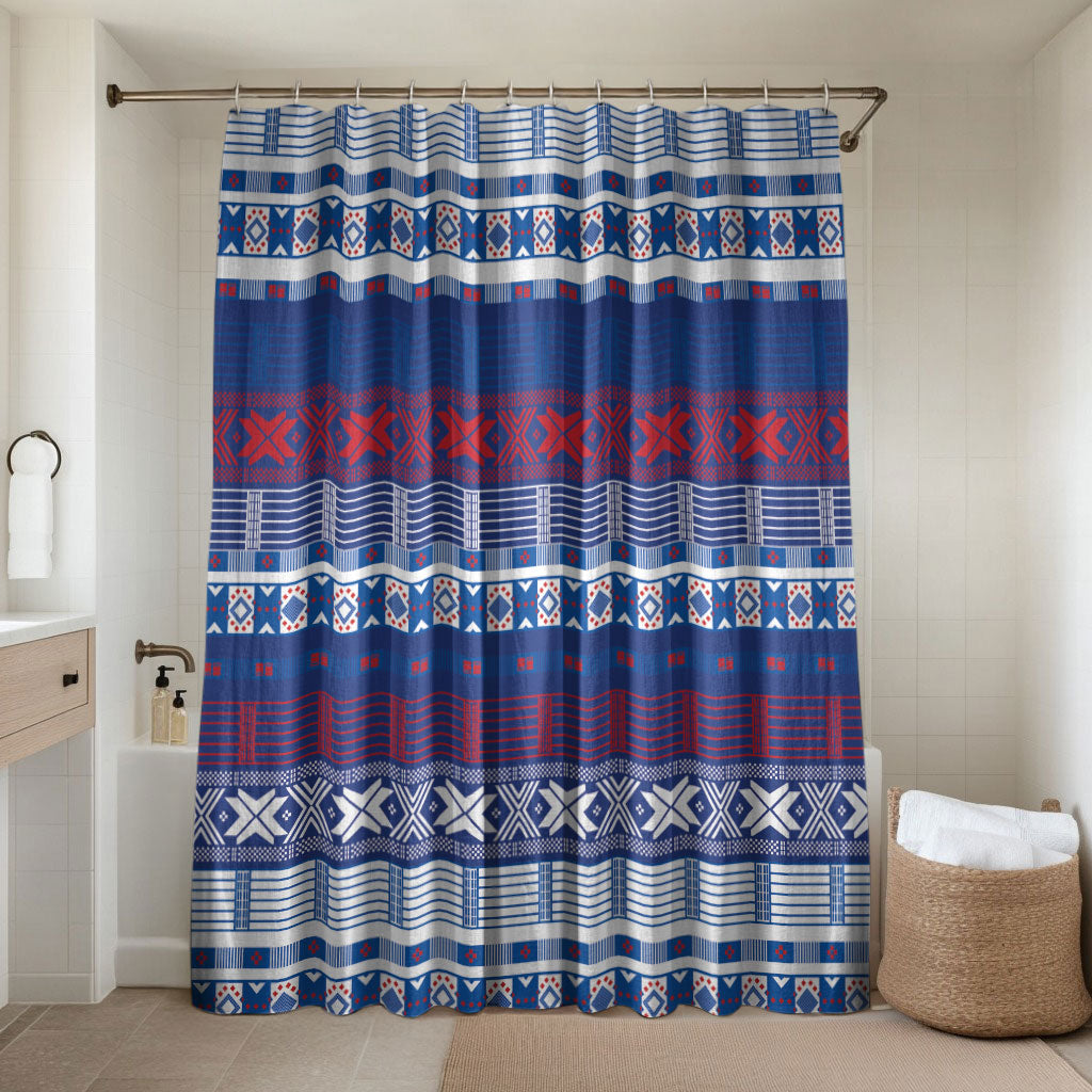 Pano De Terra Motifs Cabo Verde Bathroom Set Flag Color