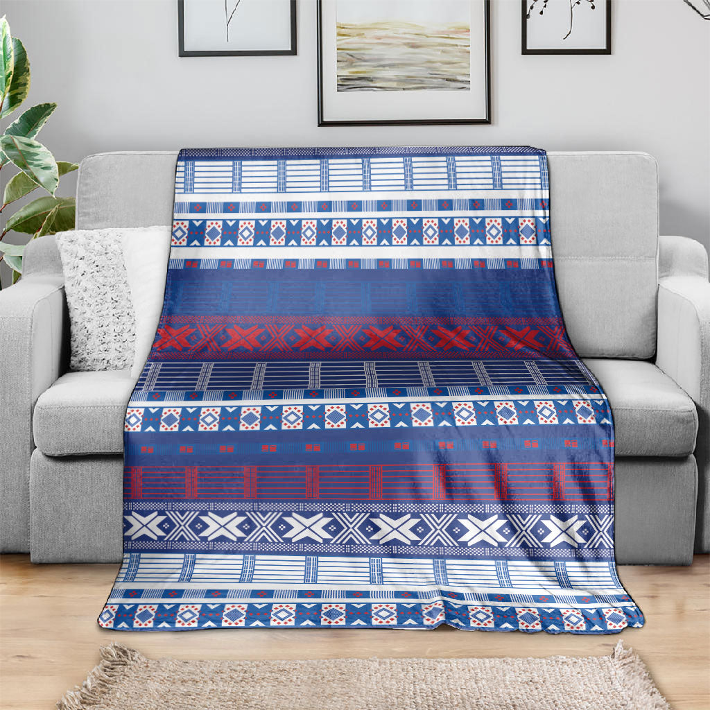 Pano De Terra Motifs Cabo Verde Blanket Flag Color