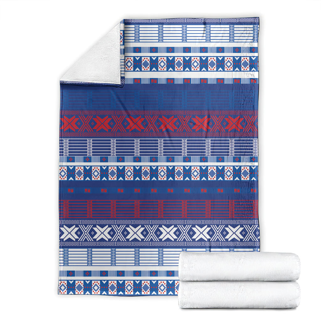 Pano De Terra Motifs Cabo Verde Blanket Flag Color