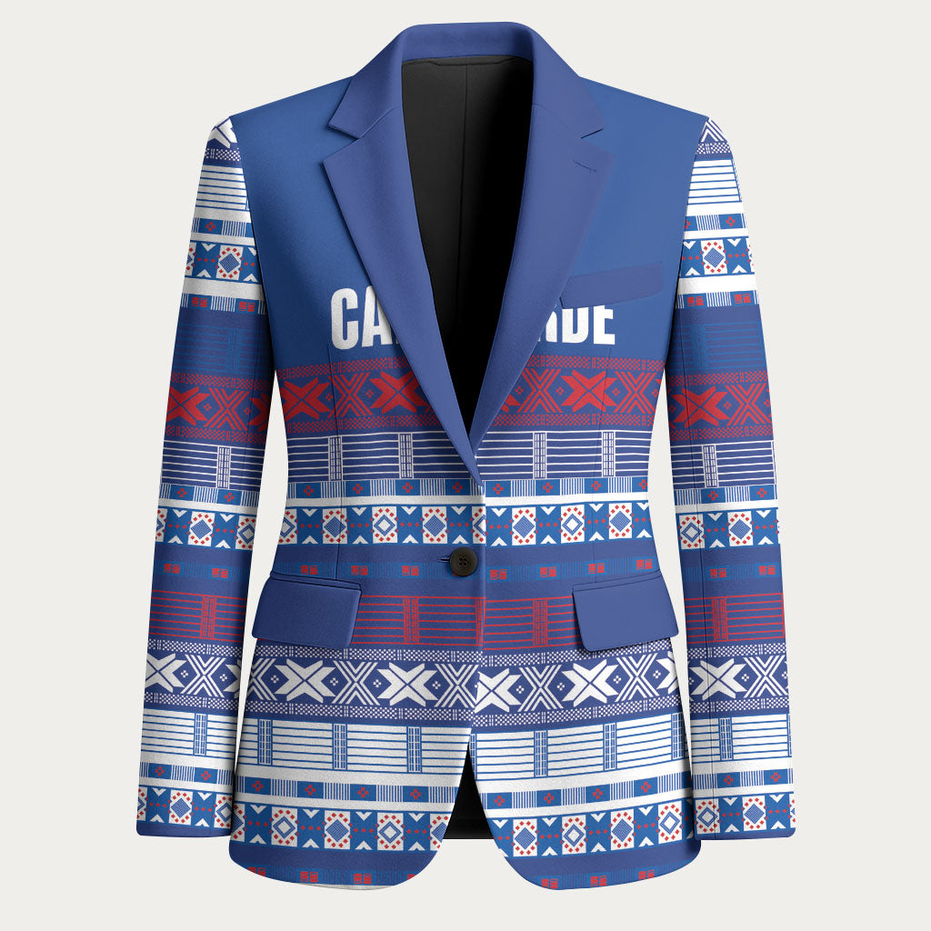 Pano De Terra Motifs Cabo Verde Blazer Flag Color