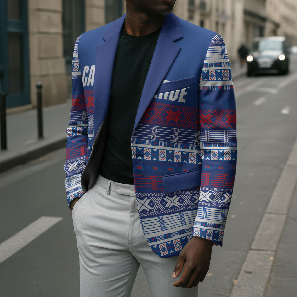 Pano De Terra Motifs Cabo Verde Blazer Flag Color