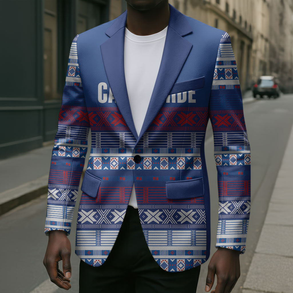 Pano De Terra Motifs Cabo Verde Blazer Flag Color