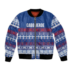 Pano De Terra Motifs Cabo Verde Bomber Jacket Flag Color