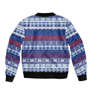 Pano De Terra Motifs Cabo Verde Bomber Jacket Flag Color
