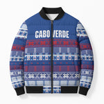Pano De Terra Motifs Cabo Verde Bomber Puffer Jacket Flag Color