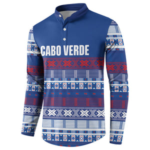 Pano De Terra Motifs Cabo Verde Button Sweatshirt Flag Color
