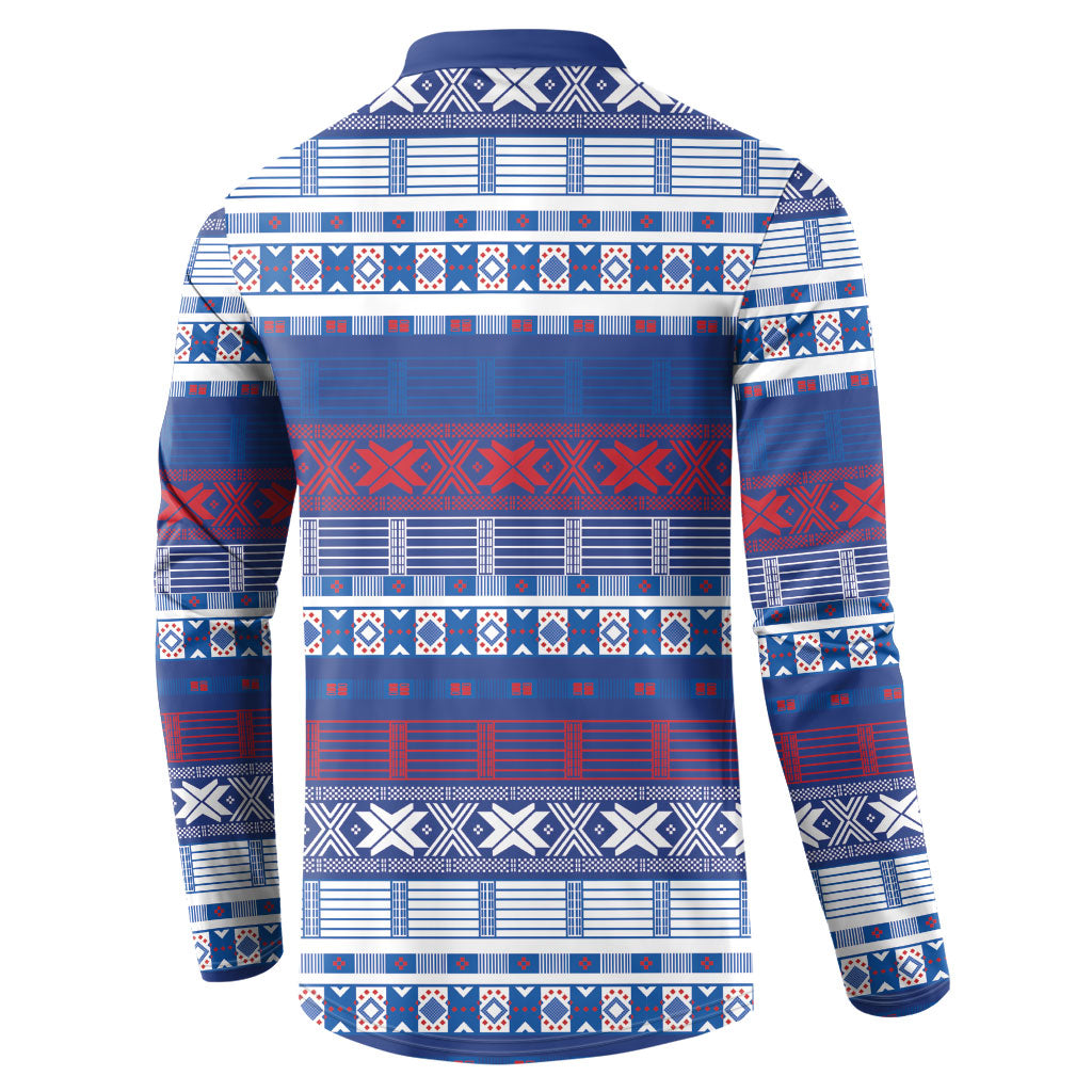 Pano De Terra Motifs Cabo Verde Button Sweatshirt Flag Color