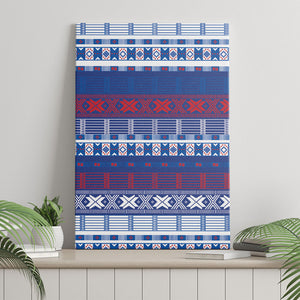 Pano De Terra Motifs Cabo Verde Canvas Wall Art Flag Color