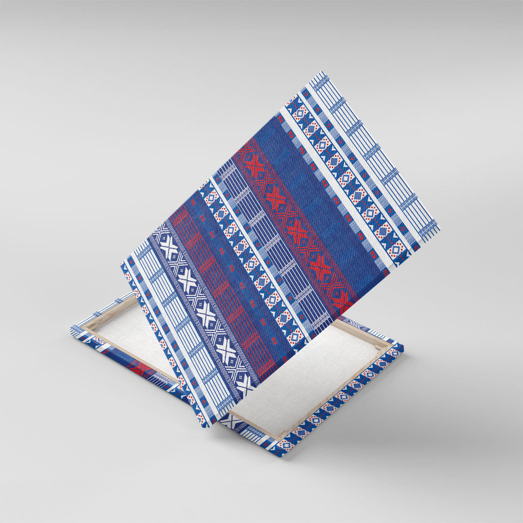 Pano De Terra Motifs Cabo Verde Canvas Wall Art Flag Color