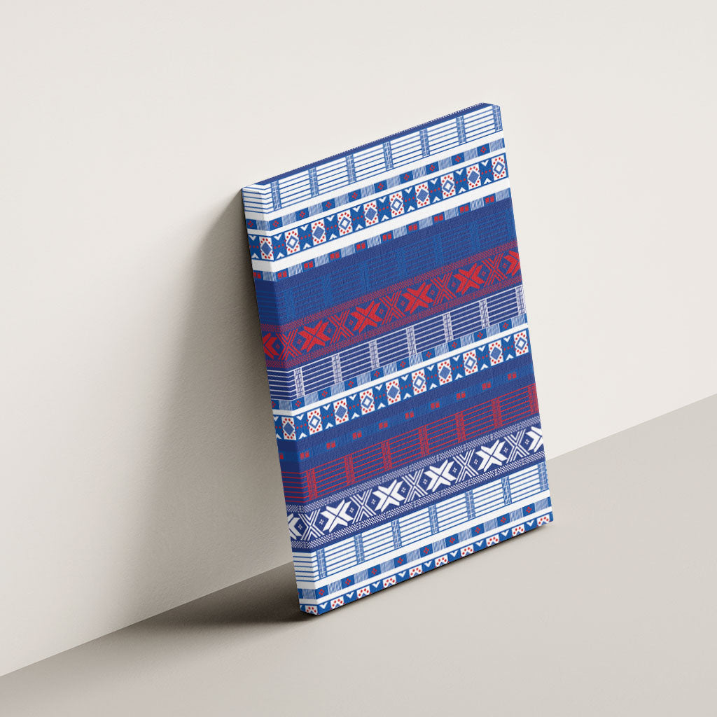 Pano De Terra Motifs Cabo Verde Canvas Wall Art Flag Color