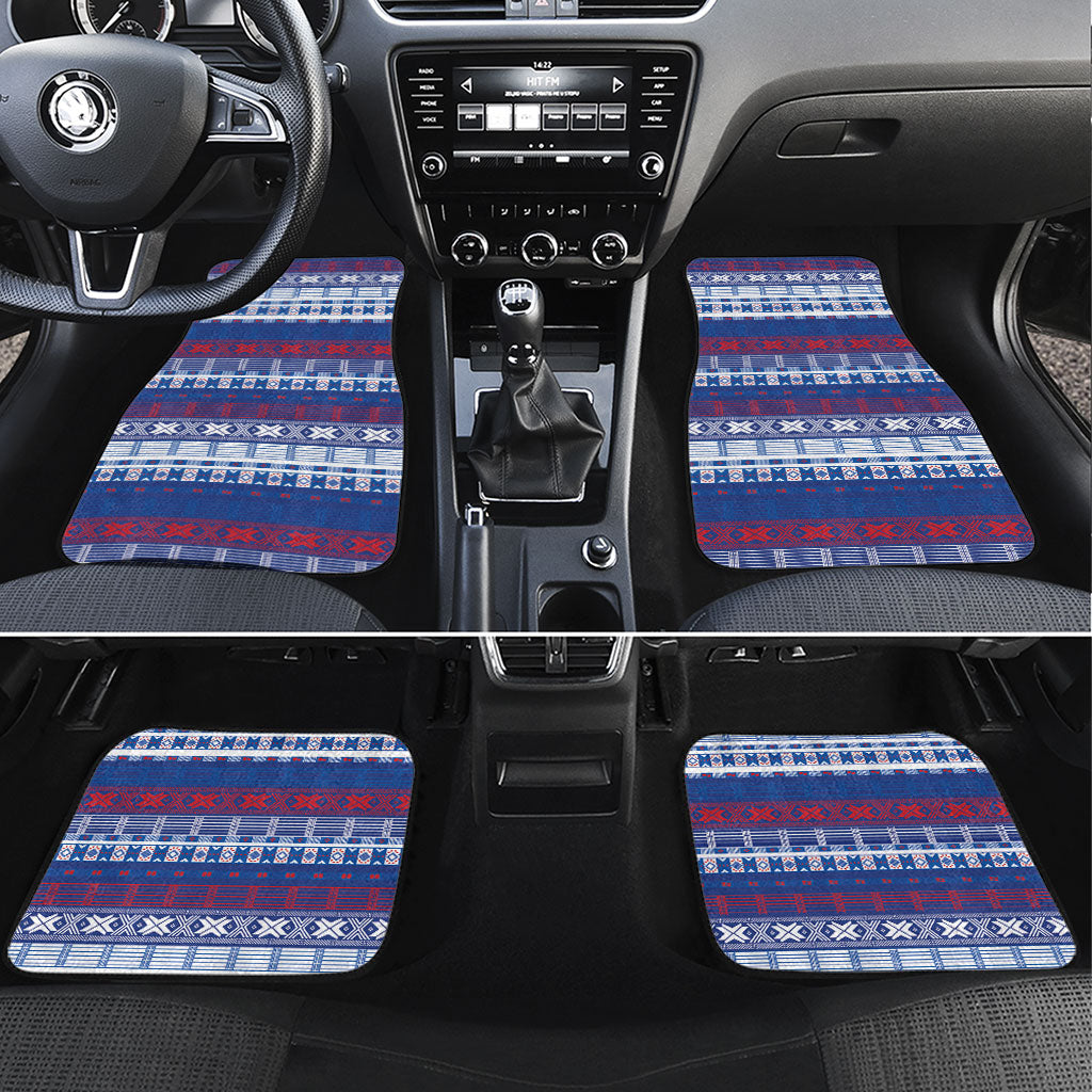 Pano De Terra Motifs Cabo Verde Car Mats Flag Color