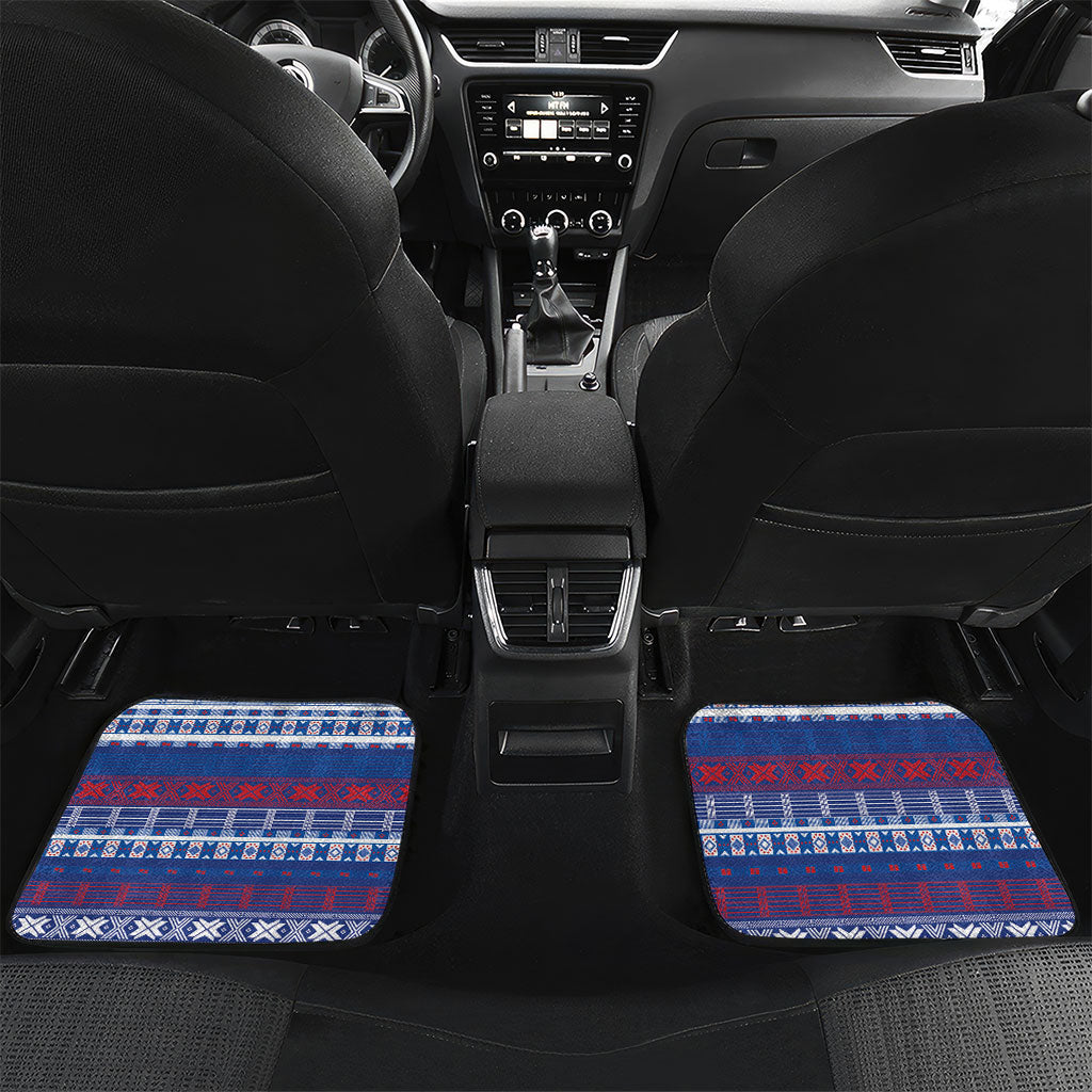 Pano De Terra Motifs Cabo Verde Car Mats Flag Color