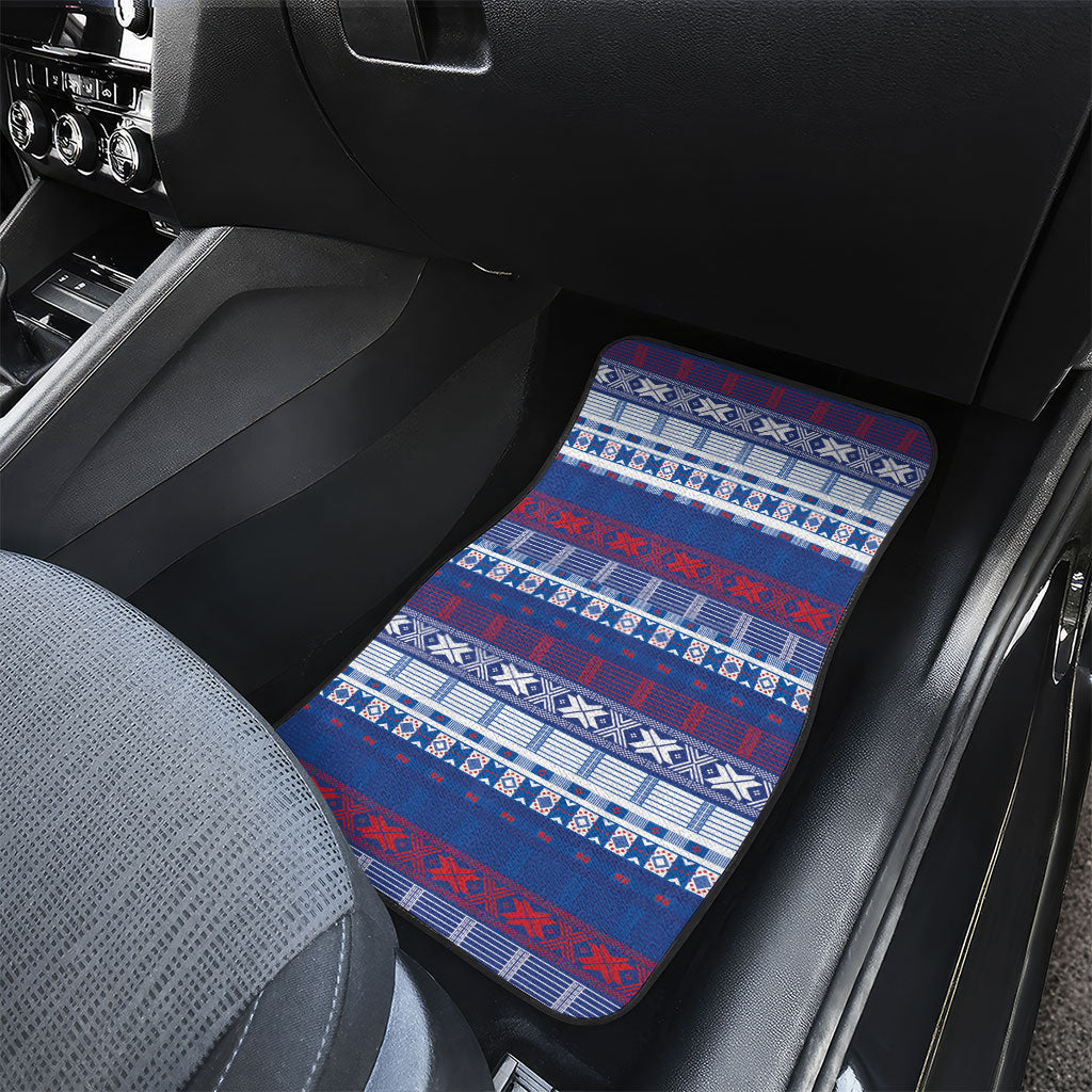 Pano De Terra Motifs Cabo Verde Car Mats Flag Color