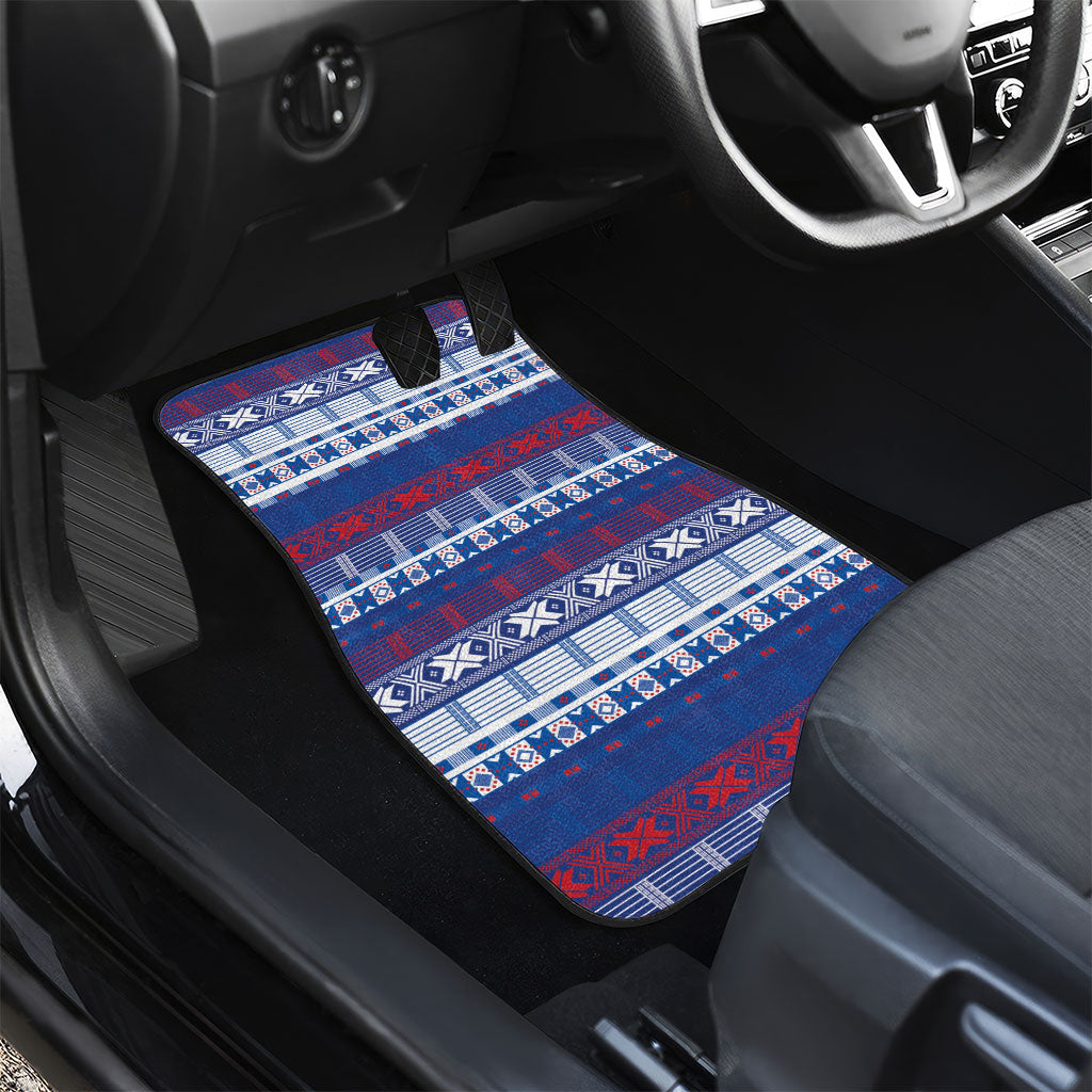 Pano De Terra Motifs Cabo Verde Car Mats Flag Color