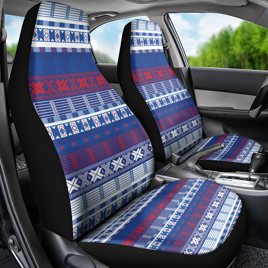 Pano De Terra Motifs Cabo Verde Car Seat Cover Flag Color