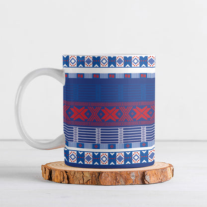 Pano De Terra Motifs Cabo Verde Ceramic Mug Flag Color