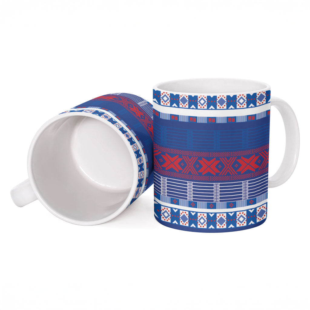 Pano De Terra Motifs Cabo Verde Ceramic Mug Flag Color