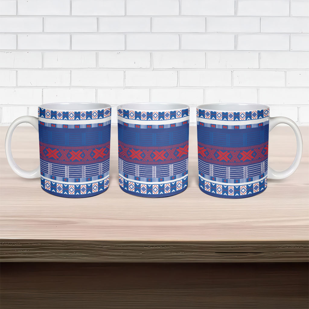 Pano De Terra Motifs Cabo Verde Ceramic Mug Flag Color