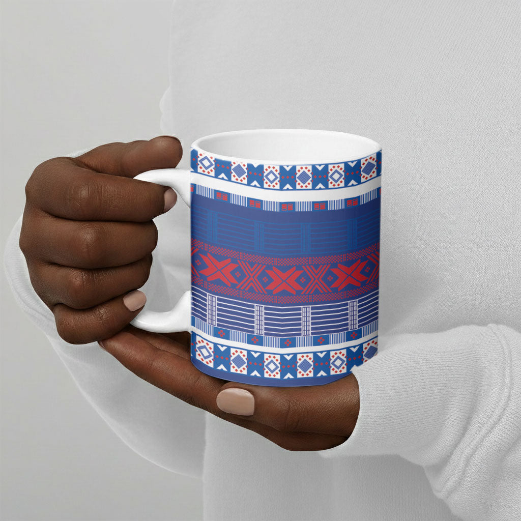 Pano De Terra Motifs Cabo Verde Ceramic Mug Flag Color