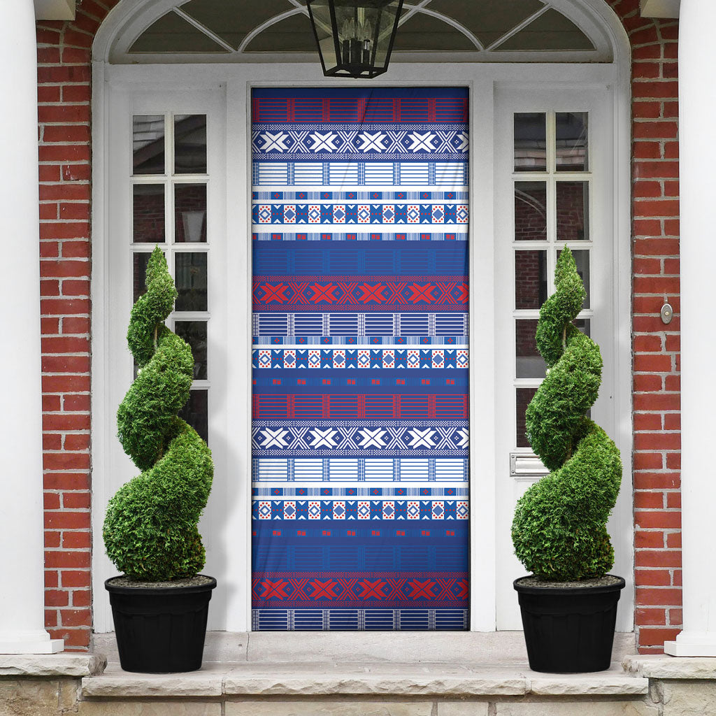 Pano De Terra Motifs Cabo Verde Door Cover Flag Color
