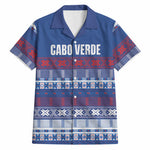 Pano De Terra Motifs Cabo Verde Hawaiian Shirt Flag Color