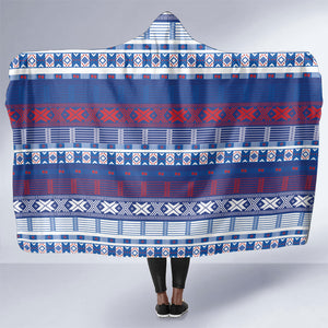 Pano De Terra Motifs Cabo Verde Hooded Blanket Flag Color