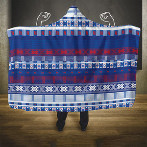 Pano De Terra Motifs Cabo Verde Hooded Blanket Flag Color