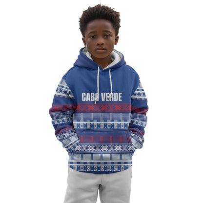 Pano De Terra Motifs Cabo Verde Kid Hoodie Flag Color