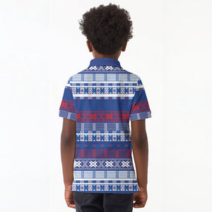 Pano De Terra Motifs Cabo Verde Kid Polo Shirt Flag Color