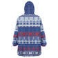 Pano De Terra Motifs Cabo Verde Kid Wearable Blanket Hoodie Flag Color