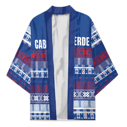 Pano De Terra Motifs Cabo Verde Kimono Flag Color
