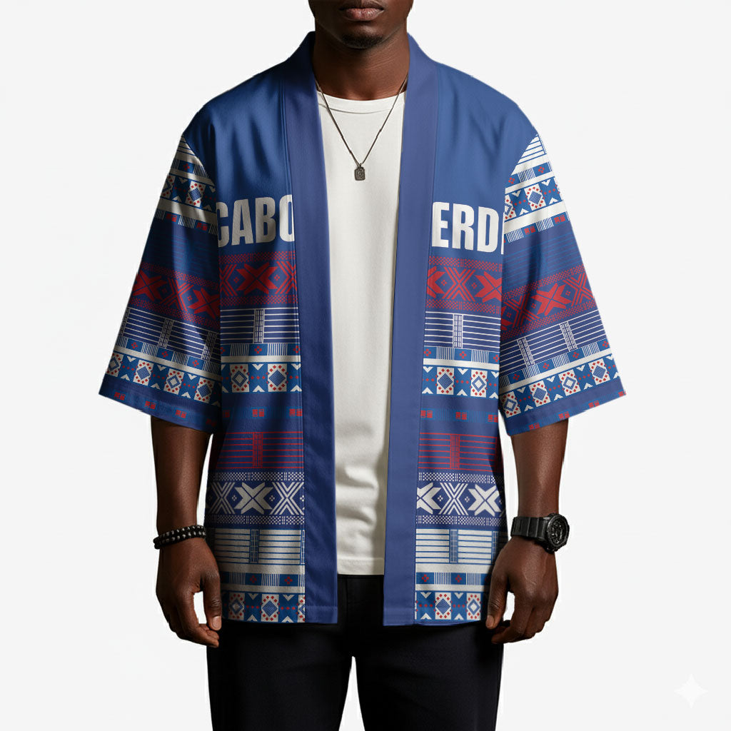 Pano De Terra Motifs Cabo Verde Kimono Flag Color