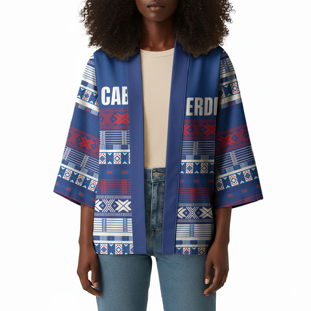 Pano De Terra Motifs Cabo Verde Kimono Flag Color
