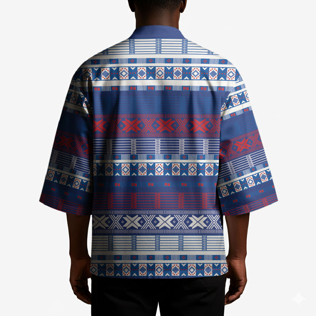 Pano De Terra Motifs Cabo Verde Kimono Flag Color