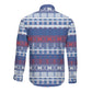 Pano De Terra Motifs Cabo Verde Long Sleeve Button Shirt Flag Color