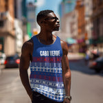Pano De Terra Motifs Cabo Verde Men Tank Top Flag Color