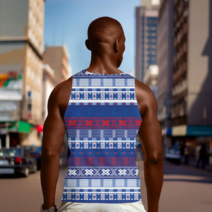 Pano De Terra Motifs Cabo Verde Men Tank Top Flag Color