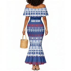 Pano De Terra Motifs Cabo Verde Mermaid Dress Flag Color