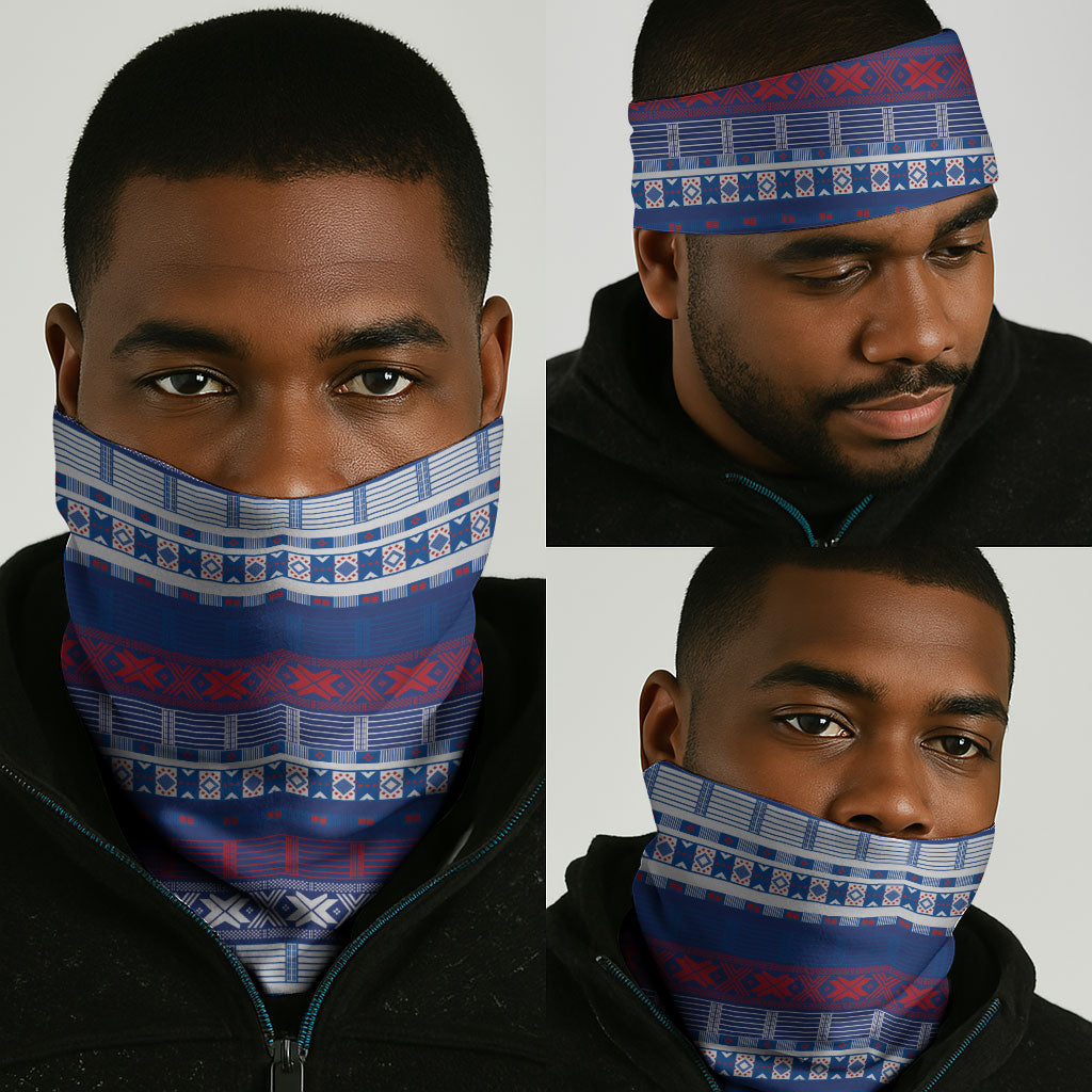 Pano De Terra Motifs Cabo Verde Neck Gaiter Flag Color