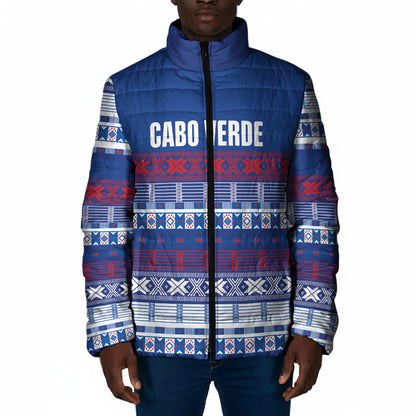 Pano De Terra Motifs Cabo Verde Padded Jacket Flag Color