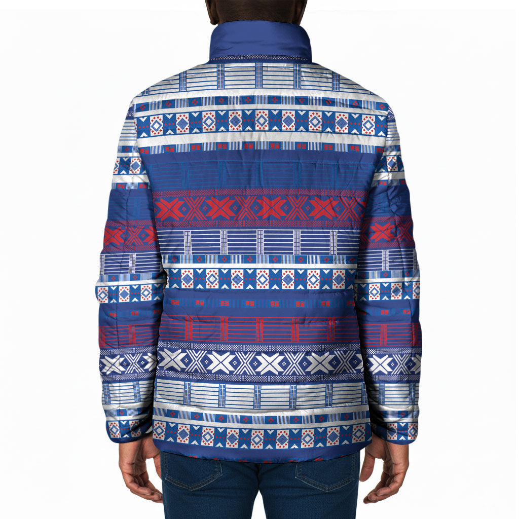 Pano De Terra Motifs Cabo Verde Padded Jacket Flag Color