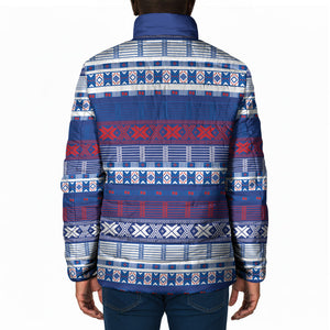 Pano De Terra Motifs Cabo Verde Padded Jacket Flag Color