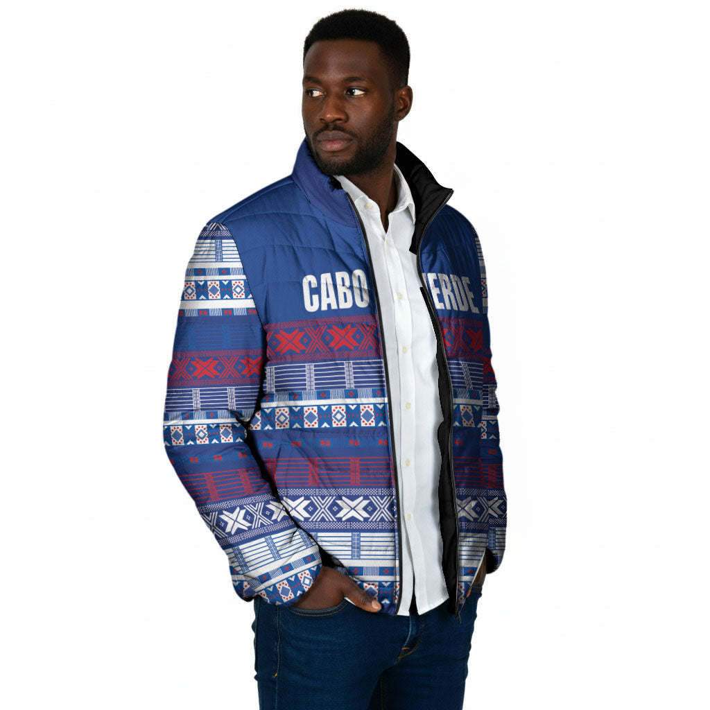 Pano De Terra Motifs Cabo Verde Padded Jacket Flag Color