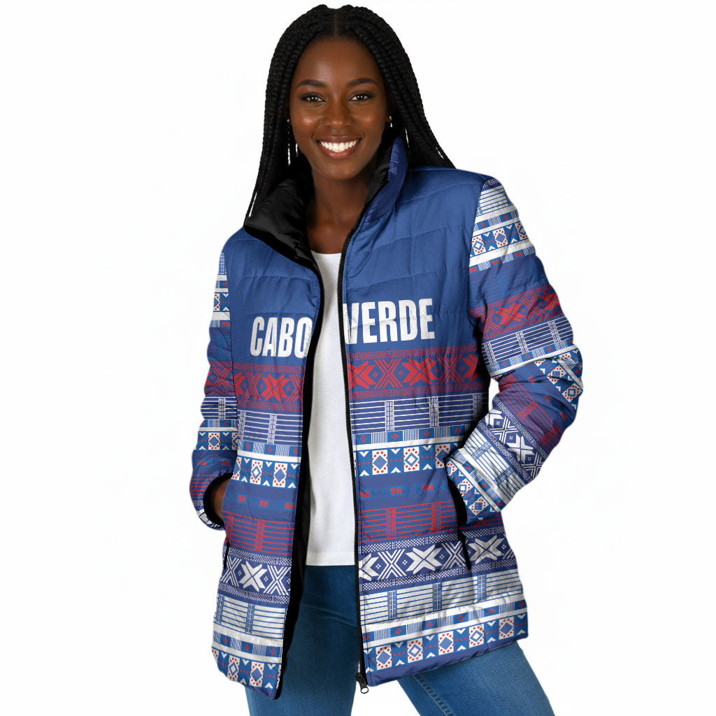 Pano De Terra Motifs Cabo Verde Padded Jacket Flag Color