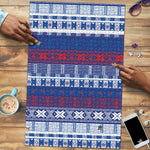 Pano De Terra Motifs Cabo Verde Puzzle Flag Color