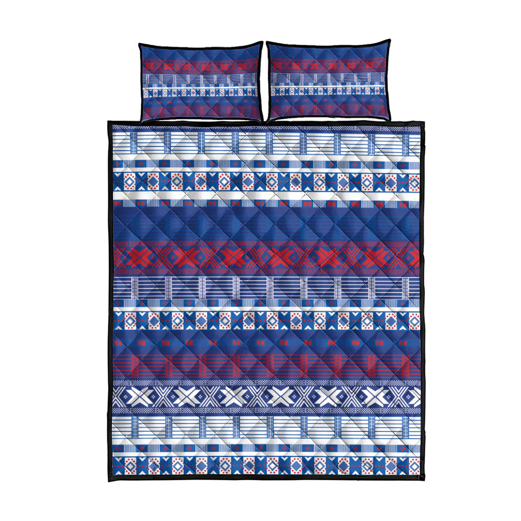 Pano De Terra Motifs Cabo Verde Quilt Bed Set Flag Color