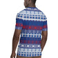 Pano De Terra Motifs Cabo Verde Rugby Jersey Flag Color